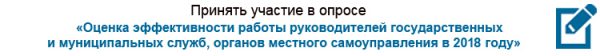 Оценка эффективности работы руководителей государственных и муниципальных служб, органов местного самоуправления в 2018 году