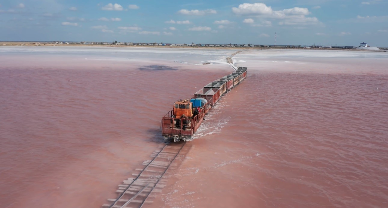 яровое розовое озеро фото